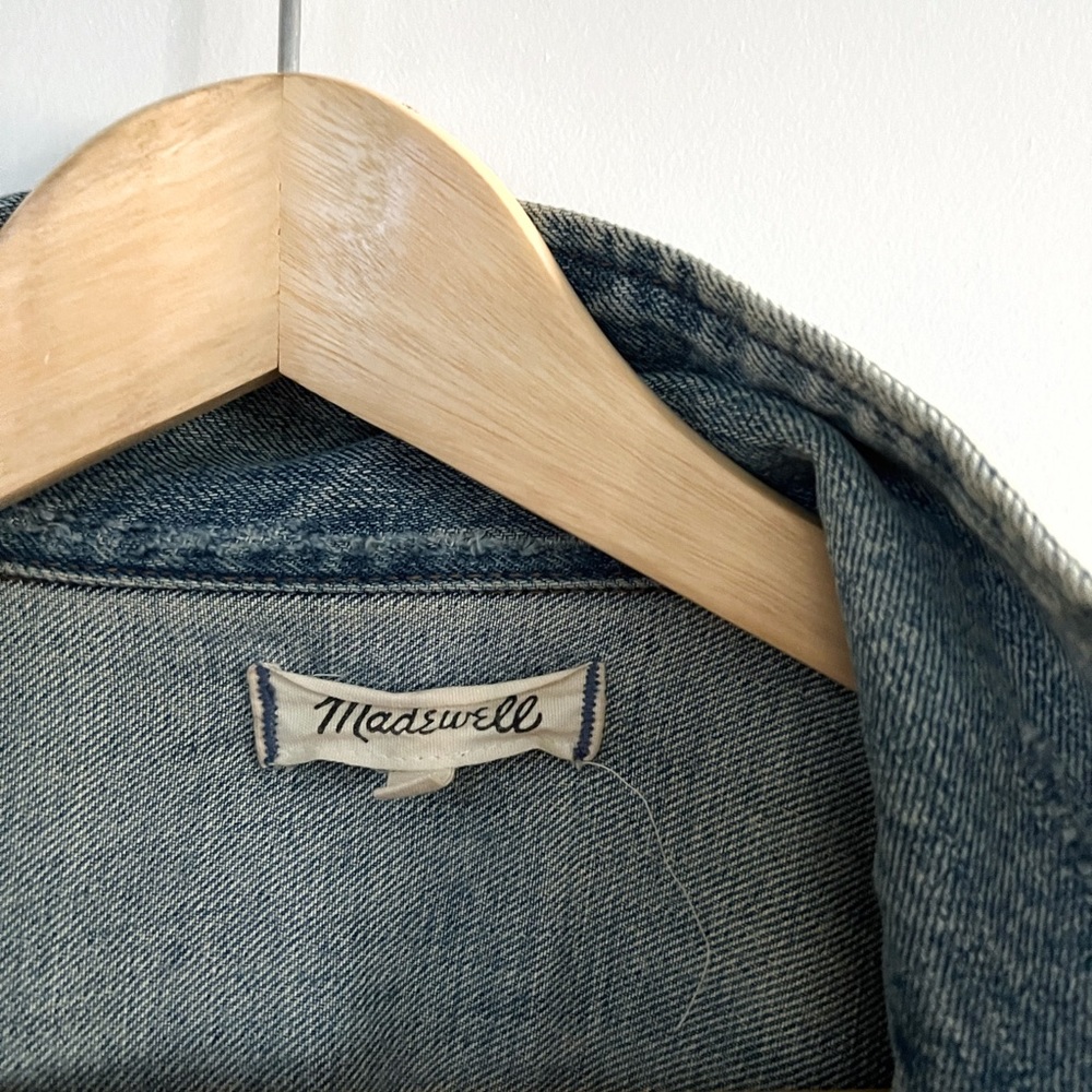 Oversized Madewell Denim Jacket
